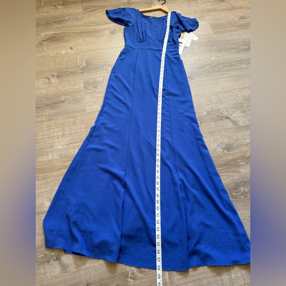 Maria Bonita Maxi Elegant Blue Women's Dress-size S-NWT - Picture 6 of 10